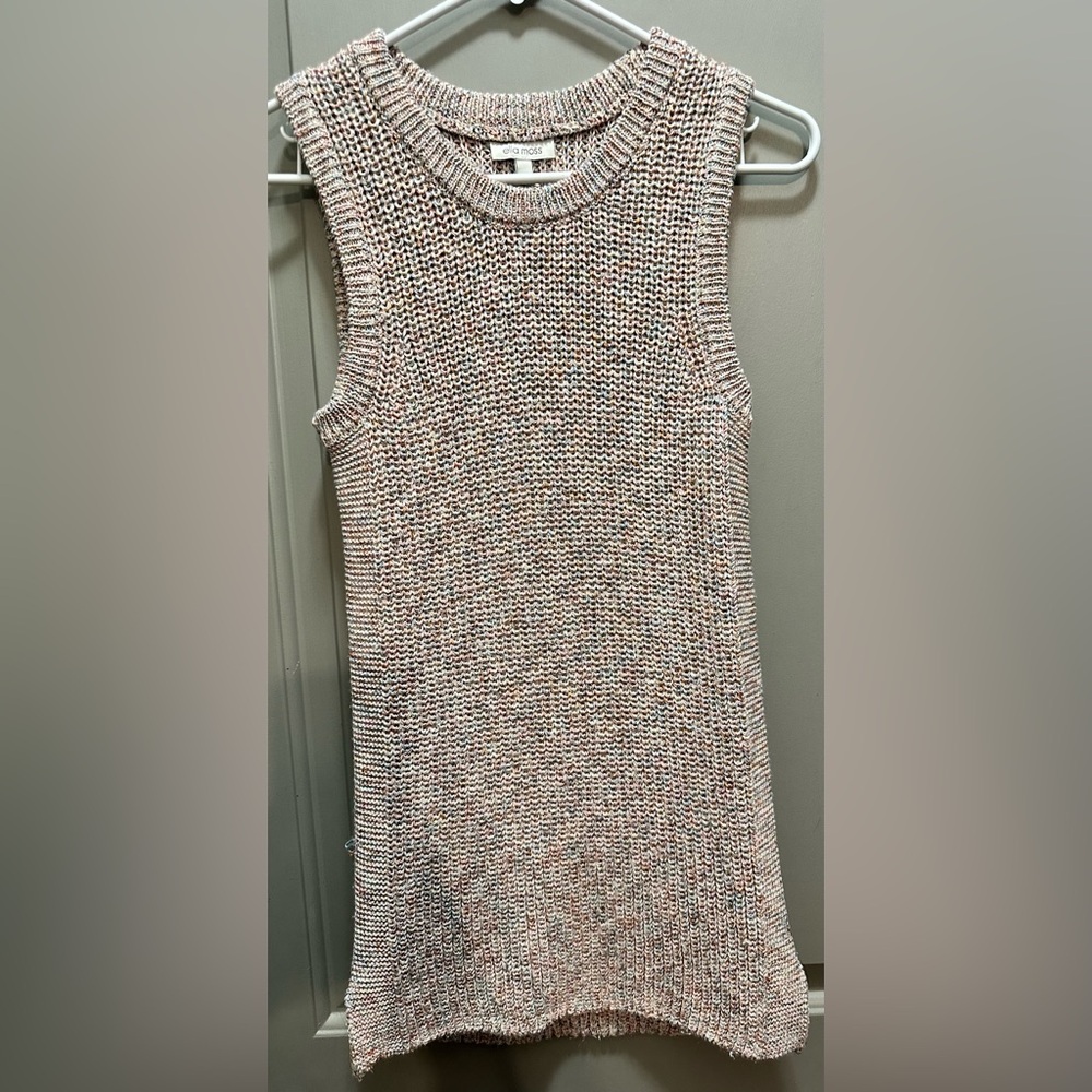 Ella Moss Size S Pastel Sweater Vest EUC